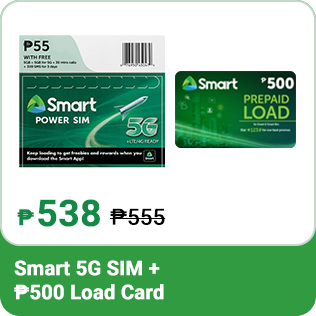Smart Prepaid Power SIM + P500 Load Card